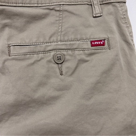 Levi's Men’s Size 34 Shorts XX Chino Tan Flat Front Preppy Casual Skater 9” - Picture 3 of 10